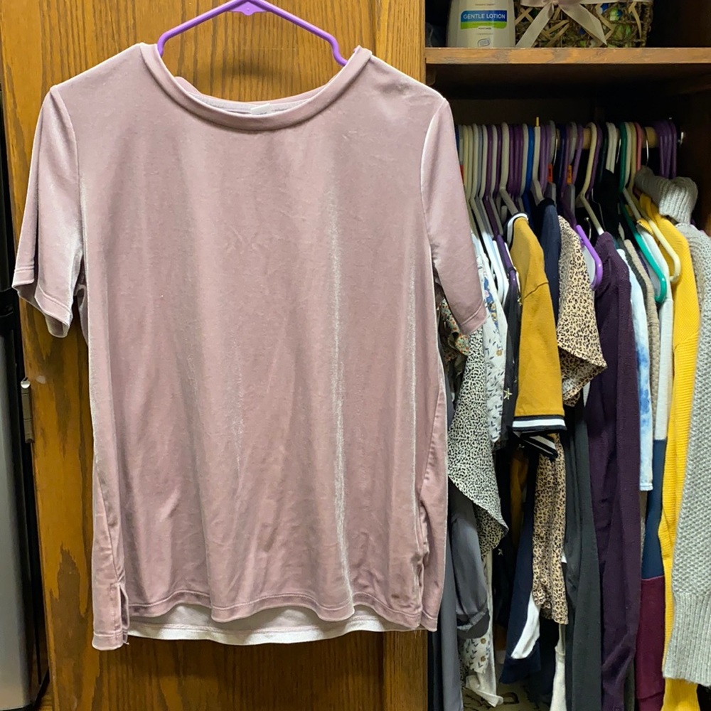 Shiny Pink T shirt